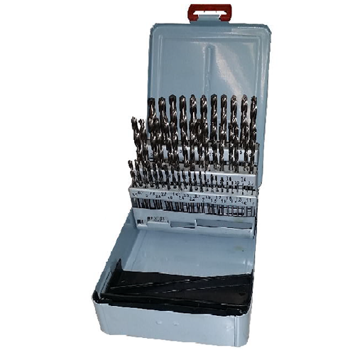 PROJOBBER HSS Drill Set, Ground, Bright Finish, Metric Size (M50) 50-PC