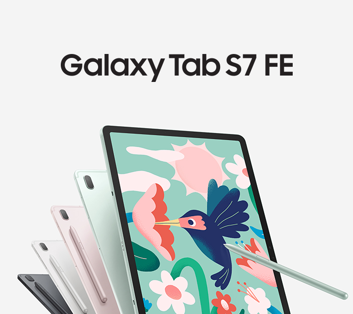Samsung Galaxy Tab S7 FE (4GB+64GB Wi-Fi Version Original Samsung Tablet, 1 Year Samsung Malaysia Warranty