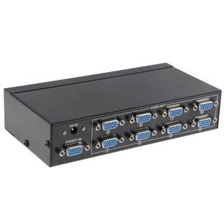 8 Port Auto VGA Splitter For Projector Monitor 200Mhz uUK Plug