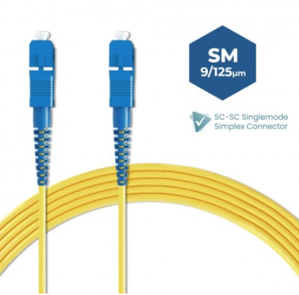 SC-SC 9/125 Singlemode Simplex Fiber Optic Patch Unifi Cable 5M 10M