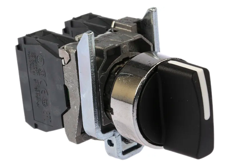 Schneider Electric Knob Selector Switch - (2NO) 22mm Cutout Diameter 3 Positions XB4BD53
