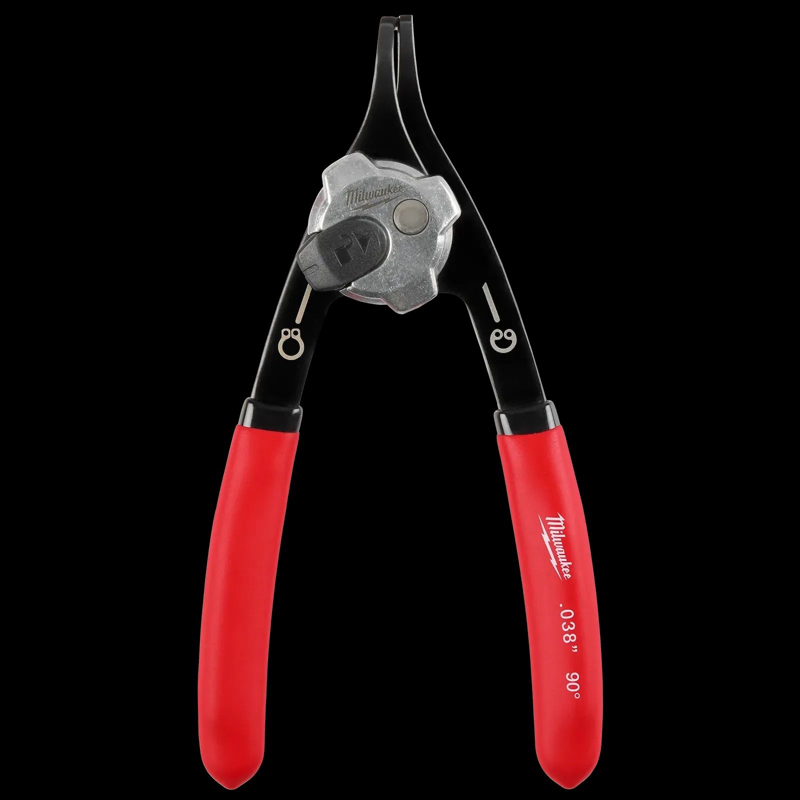 MILWAUKEE 0.038" Convertible Snap Ring Pliers - 90 Degree