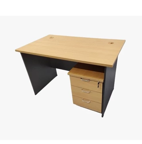 Office Table With 3 Drawer Mobile Pedestal Set