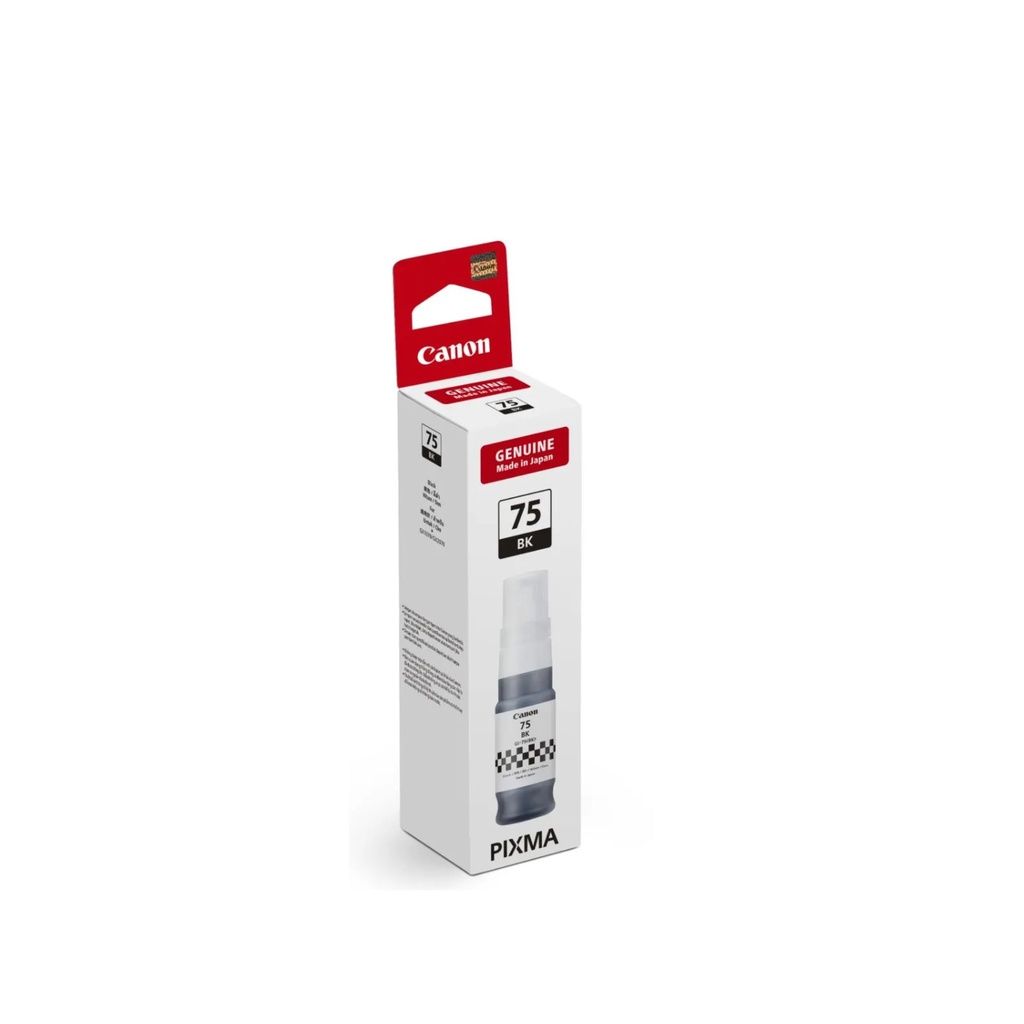 CANON Black Pigment Ink Bottle (70ml) GI-75 BK