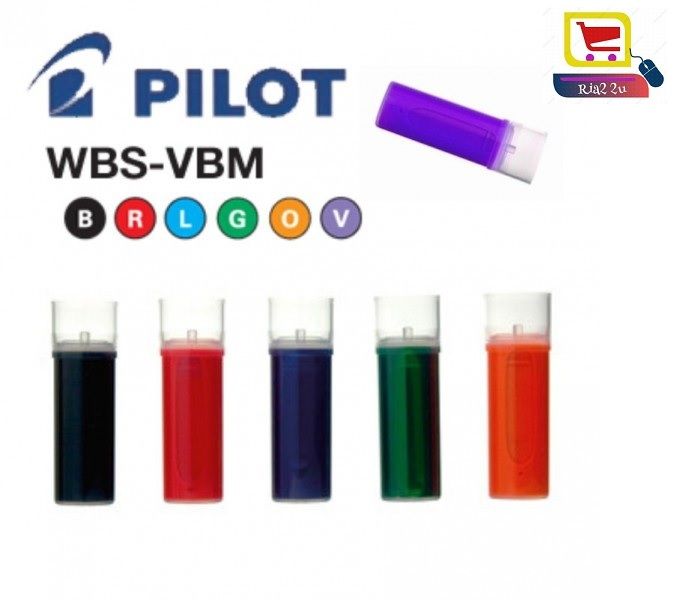 PILOT V BOARD MARKER INK REFILL INK / RTSB Colour (Black, blue, red, green, orange, purple, green,)