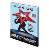 Lucky Star 2 Sheet Card Paper 120gsm Blue
