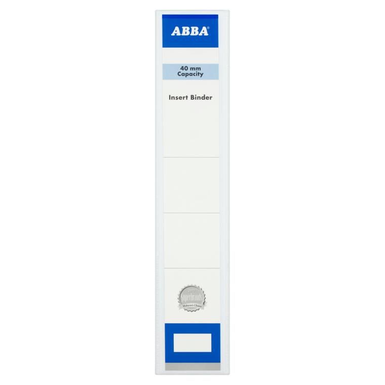 ABBA A4 Size - Insert Binder 2D Ring File 50mm / 3 Inch