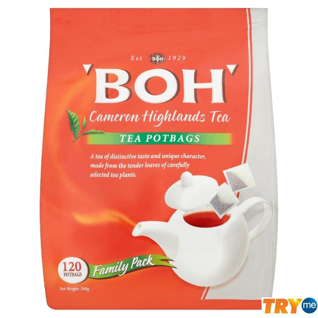 BOH CAMERON HIGHLANDS TEA 120'S X 2G (POTBAGS )
