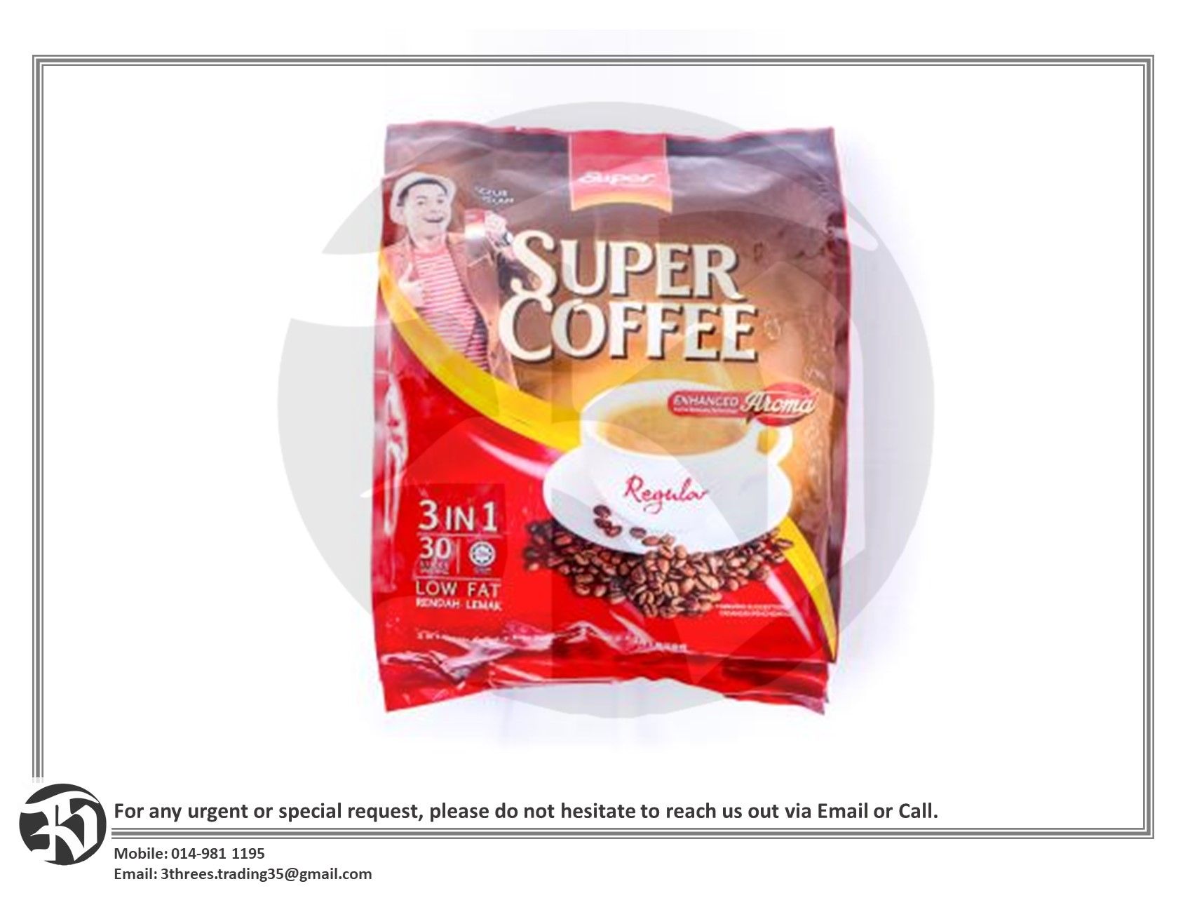 Super Coffee 3 in 1 Original 28 sachets x 20g (560g)