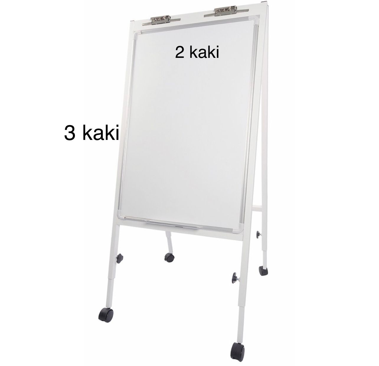 NA Flip Chart Magnetic Whiteboard With Roller Magnetic Whiteboard