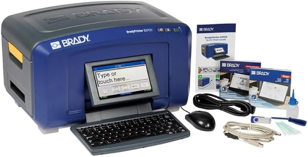 Brady Printer S3700 Multicolor Safety Sign and 1 15,250.00 1 5,250.00 Label Printer with XY Cutter and Software