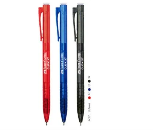 Faber Castell Ballpen click X7 1422 0.7 Black