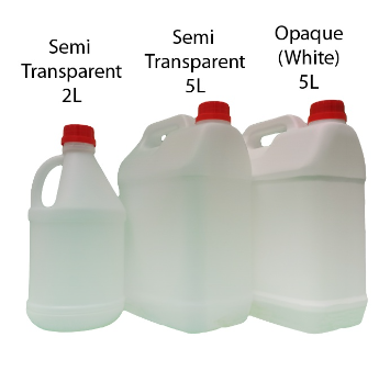 HDPE Plastic Bottle (Heavy Duty) - Semi Transparent/Opaque