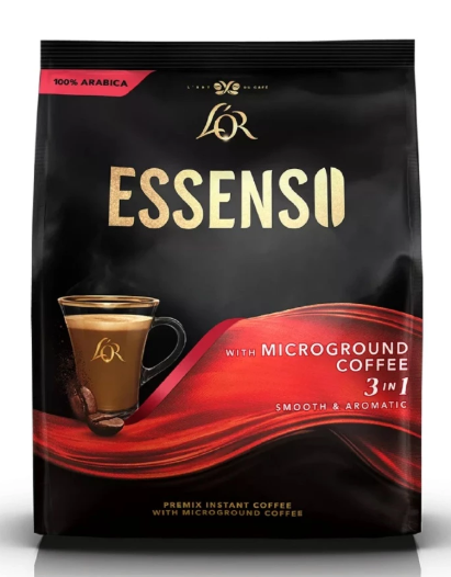 *Super Essenso Premix Coffee 3 in 1 with Microground coffee 20s x 25g