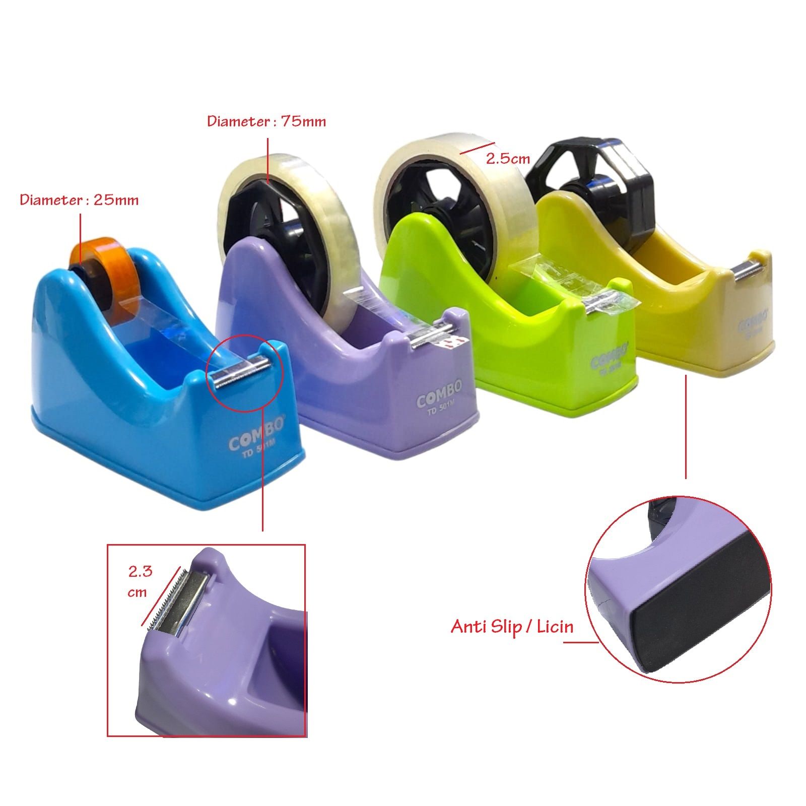 Combo Tape Dispenser TD-501 (Medium)