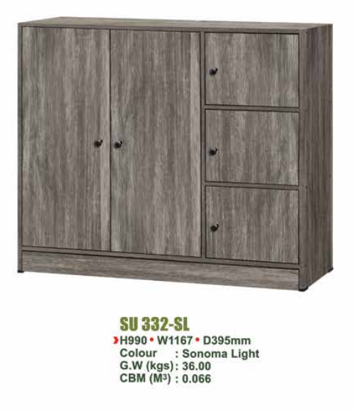 SU CHILDREN WARDROBE SU 332 - SL/N.OAK