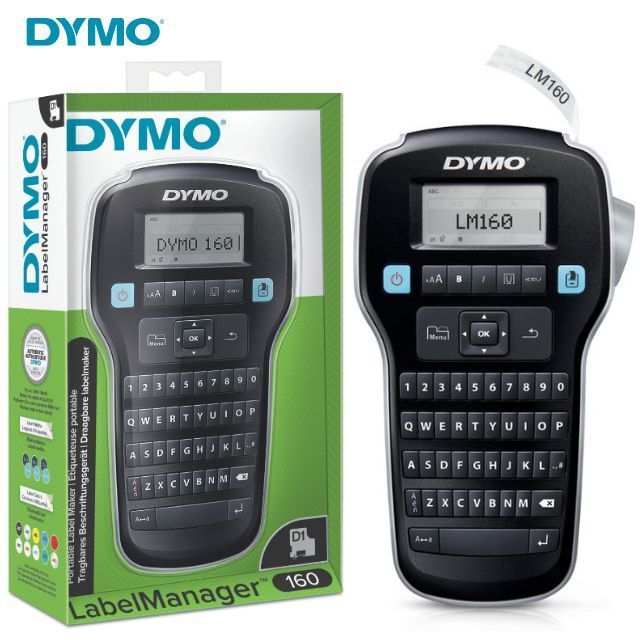 DYMO LABEL MANAGER 160 D1 LABELMAKER 6/9/12mm
