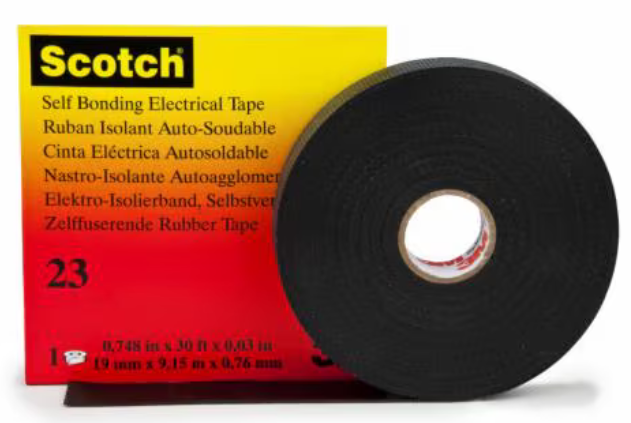 3M SCOTCH® 23 RUBBER SPLICING TAPE 19MM X 9.0 X 0.76MM