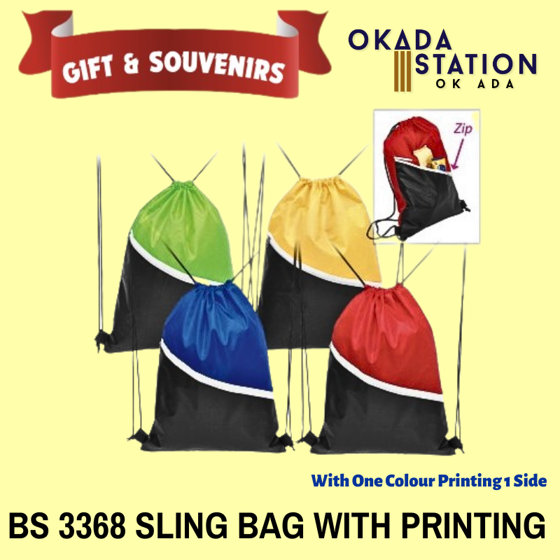 GIFT & SOUVENIRS : BS 3368 SLING BAG + PRINTING LOGO