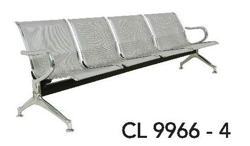 Four Seater Waiting Area Chair (w/o FABRIC)