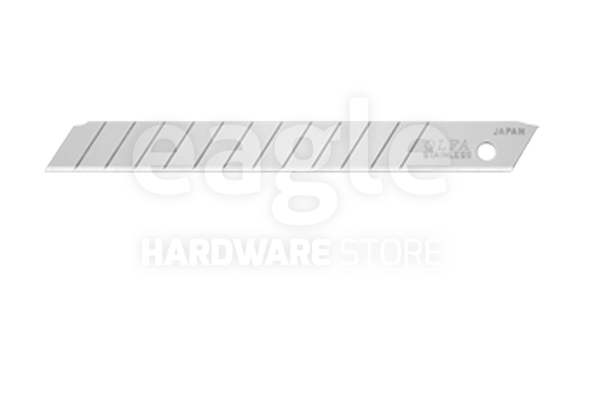 OLFA AB-50S STAINLESS STEEL BLADES FOR A-1, A-2, SVR-2, SPC-1, SAC-1, 180 BLACK CUTTER (50PCS/CASE)