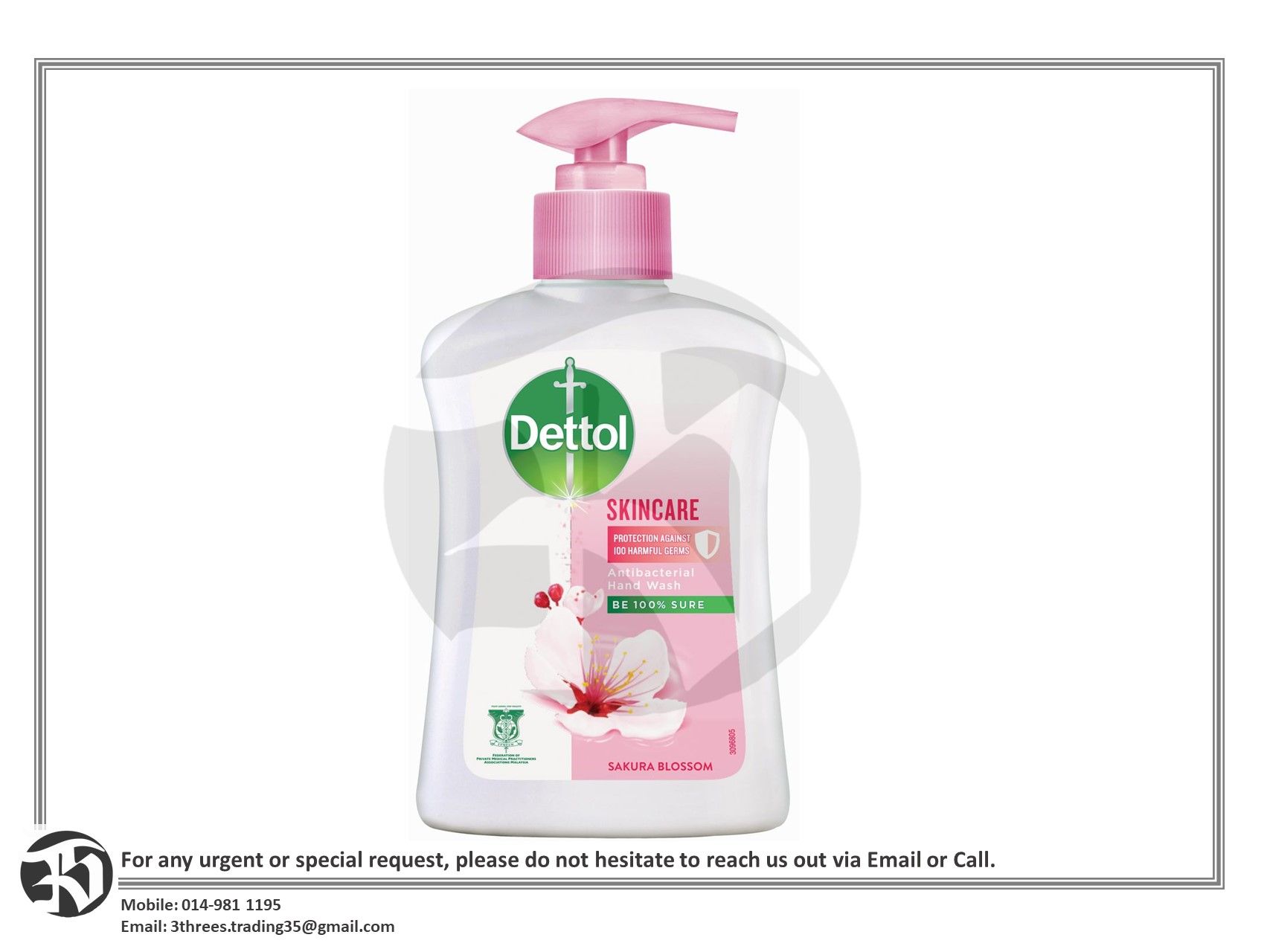 Dettol Hand Soap Skincare 250ml