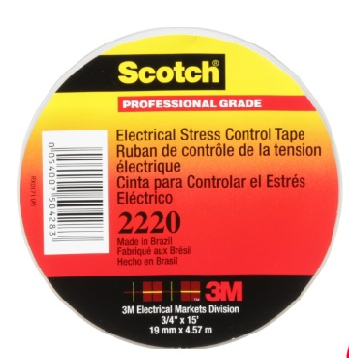 3M 2220 SCOTCH ELECTRICAL STRESS CONTROL TAPE (3/4″ X 5′)