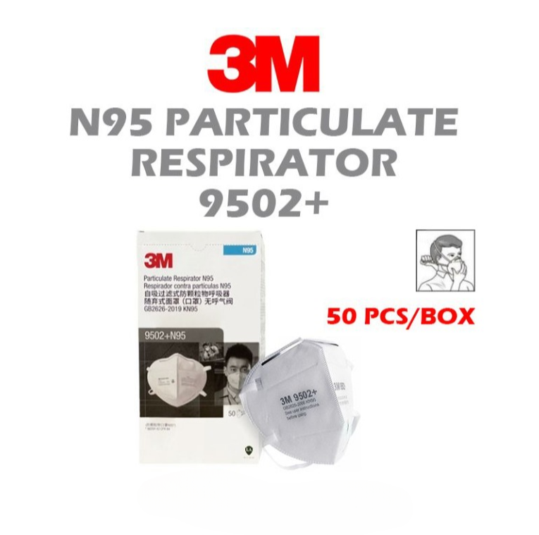 3M N95 PARTICULATE RESPIRATOR 9502+
