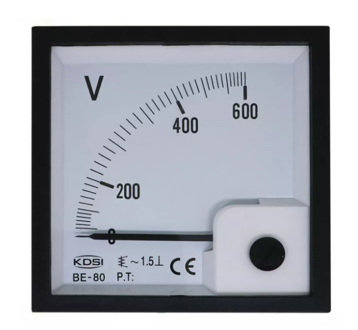 RANDOM BRAND SINGLE PHASE ANALOGUE VOLTMETER 600 VOLT HZ FREQUENCY POWER FACTOR METER