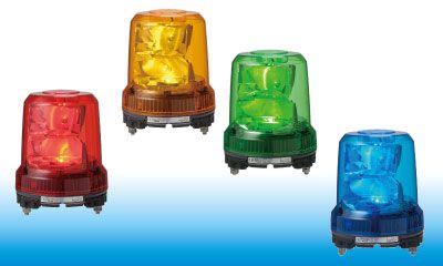 Patlite Highly vibration resistant power LED rotation light (RLR-M2-R) - PRE -ORDER ITEM