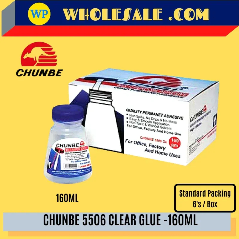 CHUNBE 5506 GE CLEAR GLUE -160ML / Chunbe / Glue / Clear Glue / 5506 / Liquid Glue