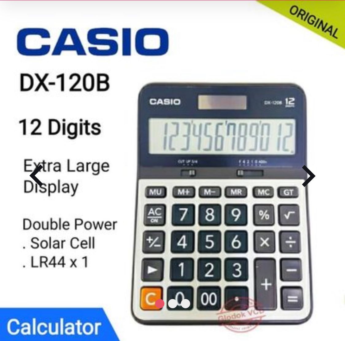 cadio Casio 12 Digits Calculator DX-120B