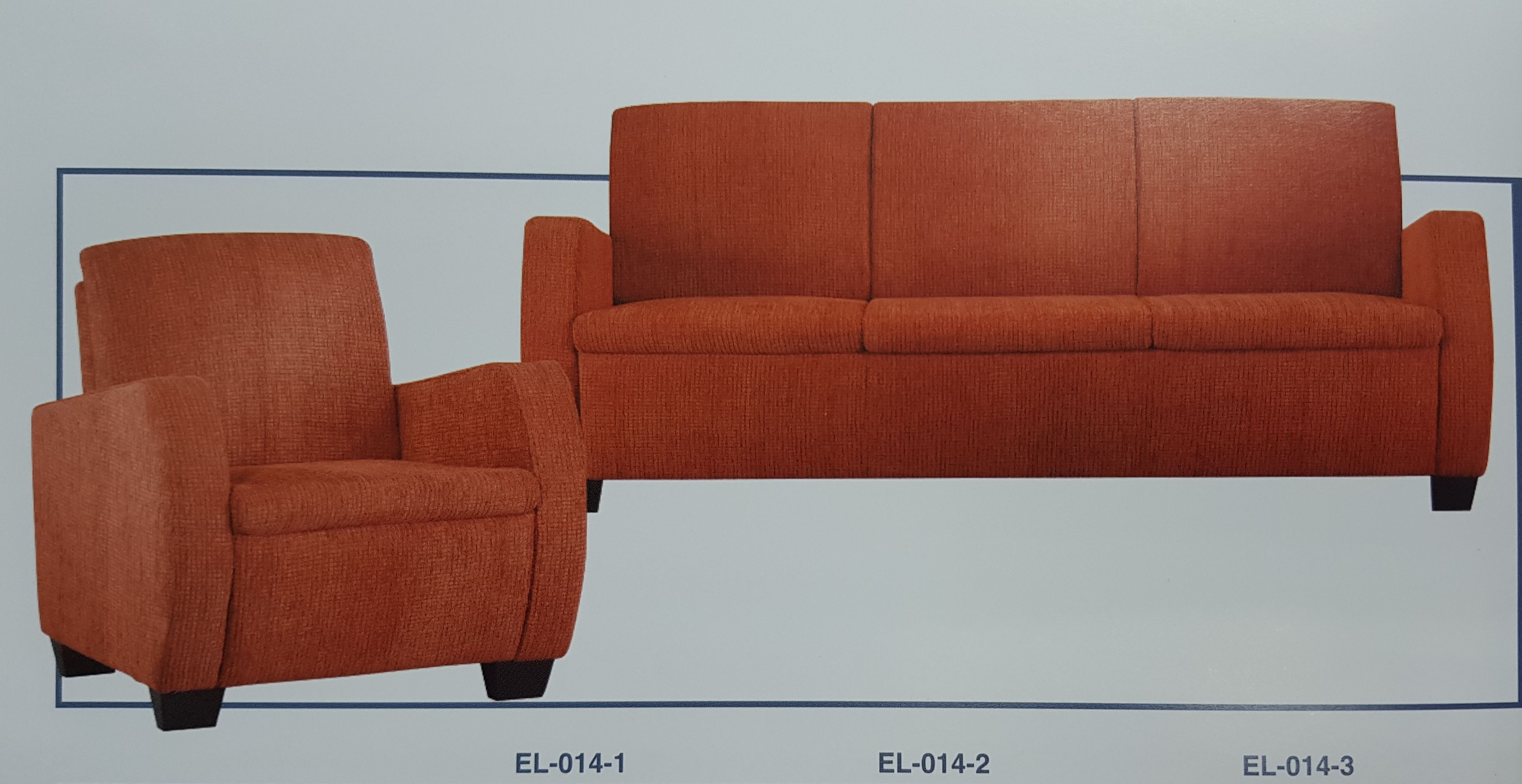 Sofa OFFICE SOFA SET -1 + 2 + 3 SEATERS / FABRIC / PU LEATHER
