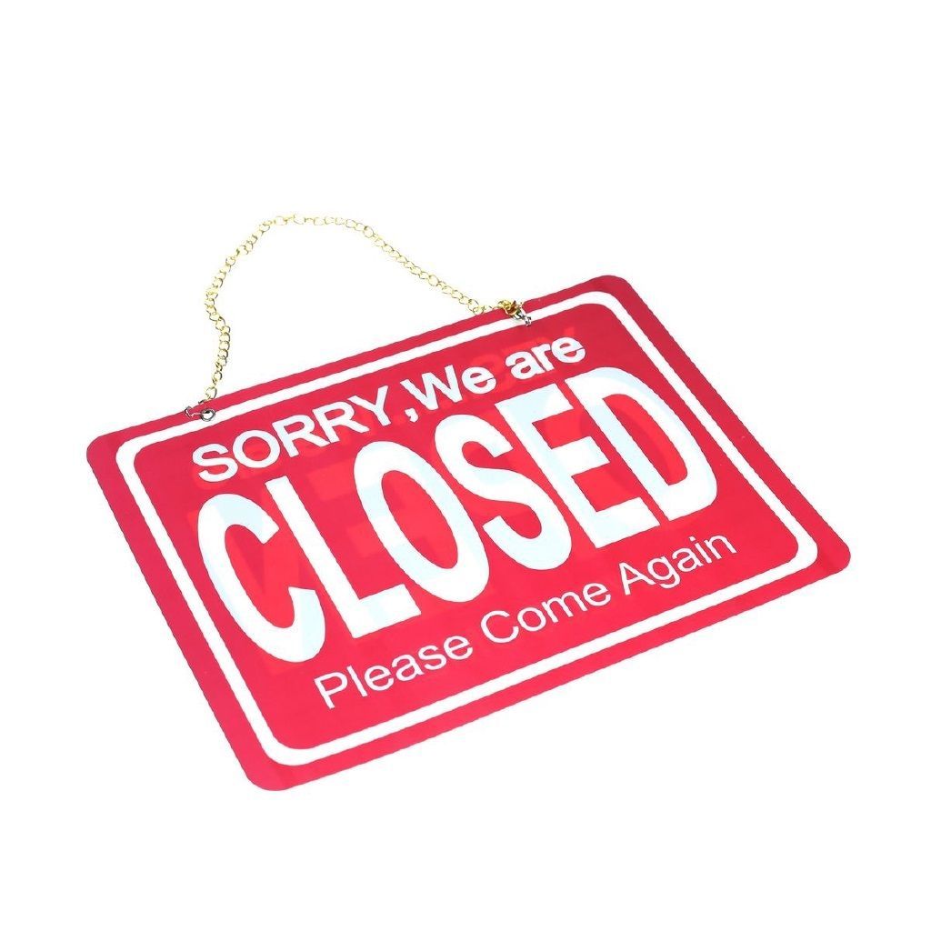 OEM Open/Closed Plastic Sign Kit