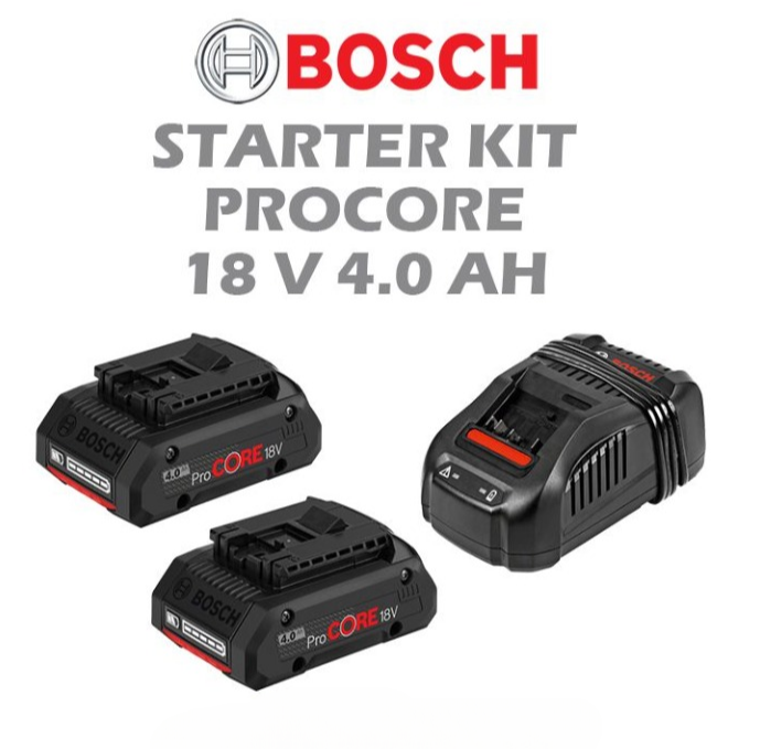 BOSCH STARTER KIT PROCORE 18V 4.0AH