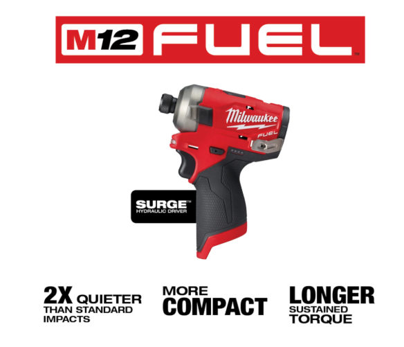 Milwaukee M12 FUEL™ SURGE 1/4" Hex Impact Driver (Bare) M12 FQID-0