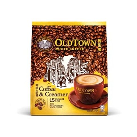 OLDTOWN WHITE COFFEE 2 IN 1 COFFEE & CREAMER 15 X 25G