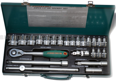 JONNESWAY 24PCS 1/2" DR. SOCKET SET