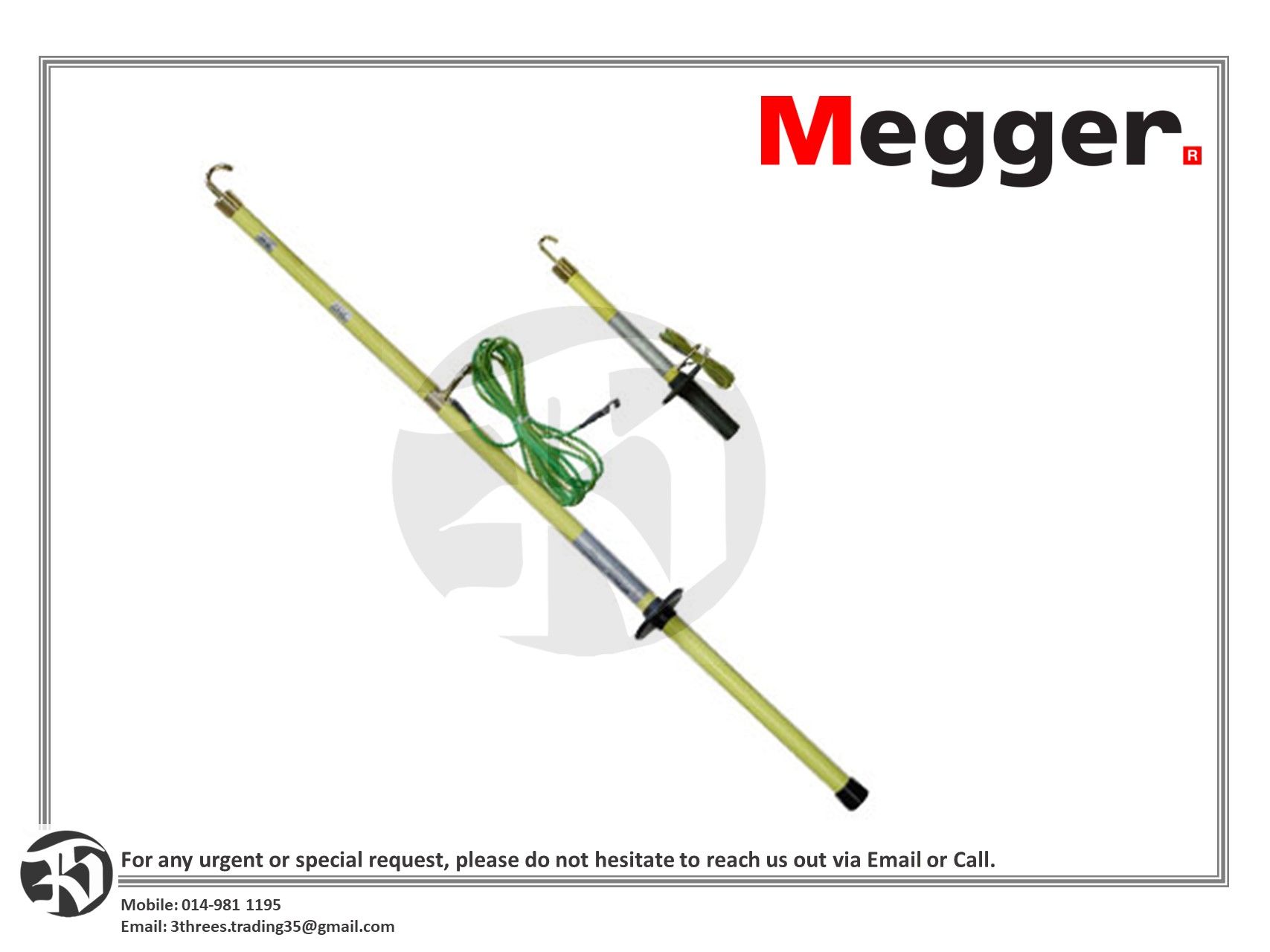 MEGGER High Voltage Discharge Rod EST 35