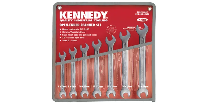 6-19mm CV OPEN END SPANNER SET7PC