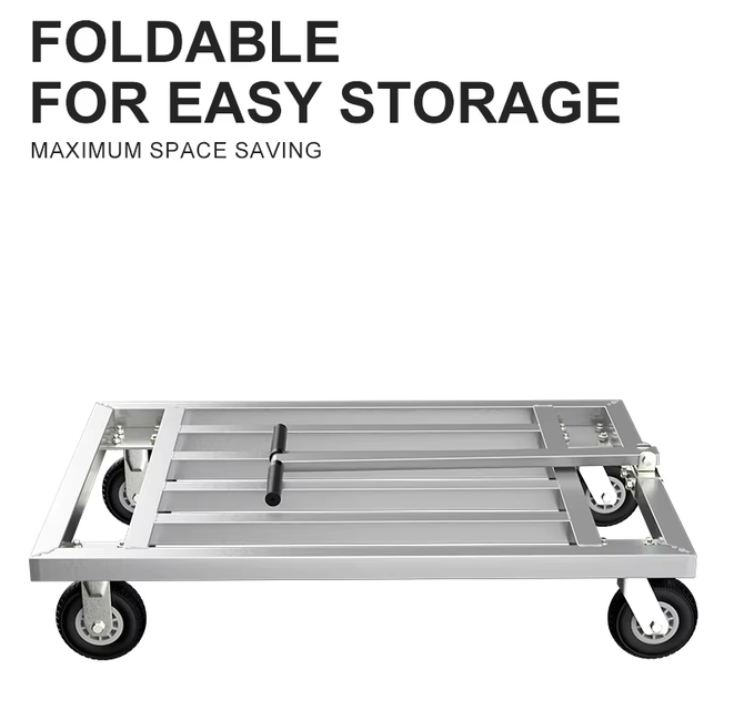 METAL FOLDABLE METAL TROLLEY 60 X 40CM