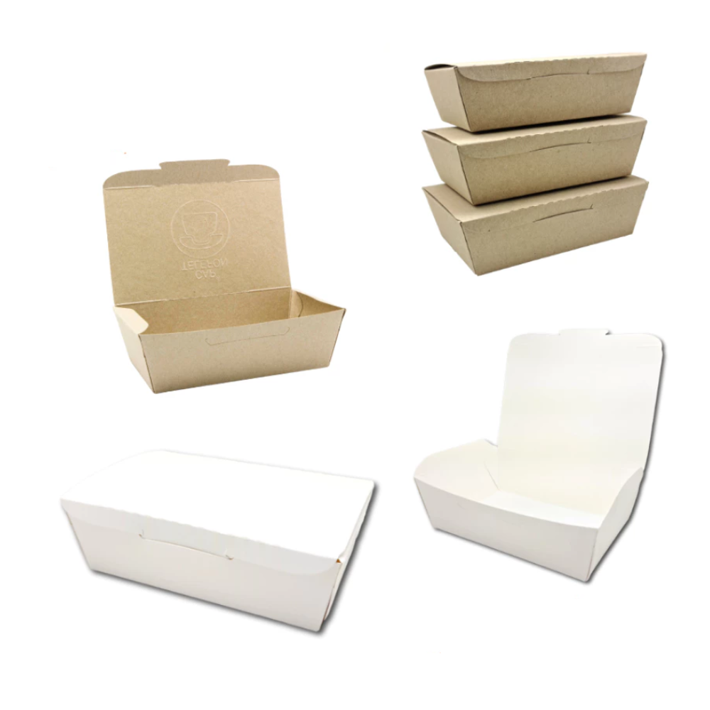 Disposable Paper Lunch Box (50PCS)