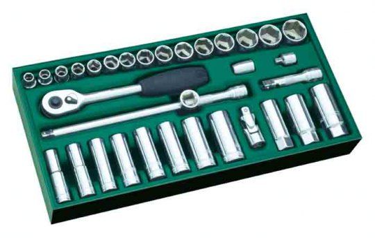 Sata 33PC 3/8” DR SOCKET SET (METRIC)