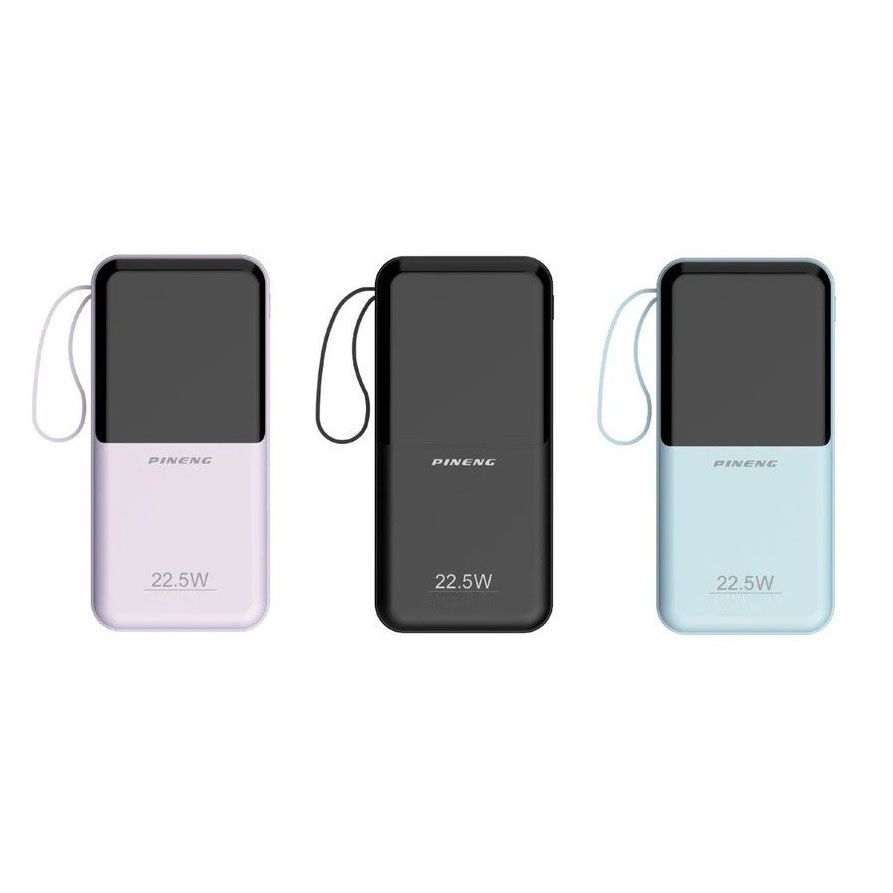 PINENG 22.5W Fast Charge Power Bank (PN-797PD) With 1 Colour Printing