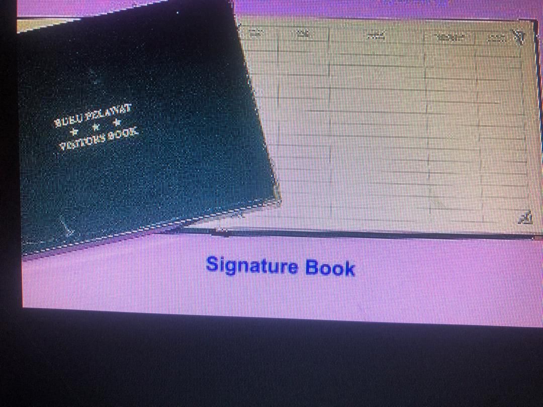 QP Visitor Log Book Buku Pelawat 9 X 12