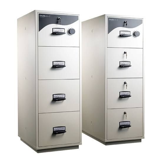 ChubbSafes RPF 5204 – 4 Drawer Central Locking Cabinet (2hrs Fire Resistance)