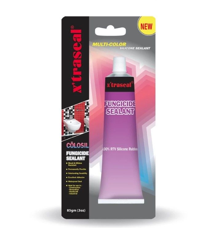 X'TRASEAL CÖLOSIL FUNGICIDE SILICONE SEALANT 85G