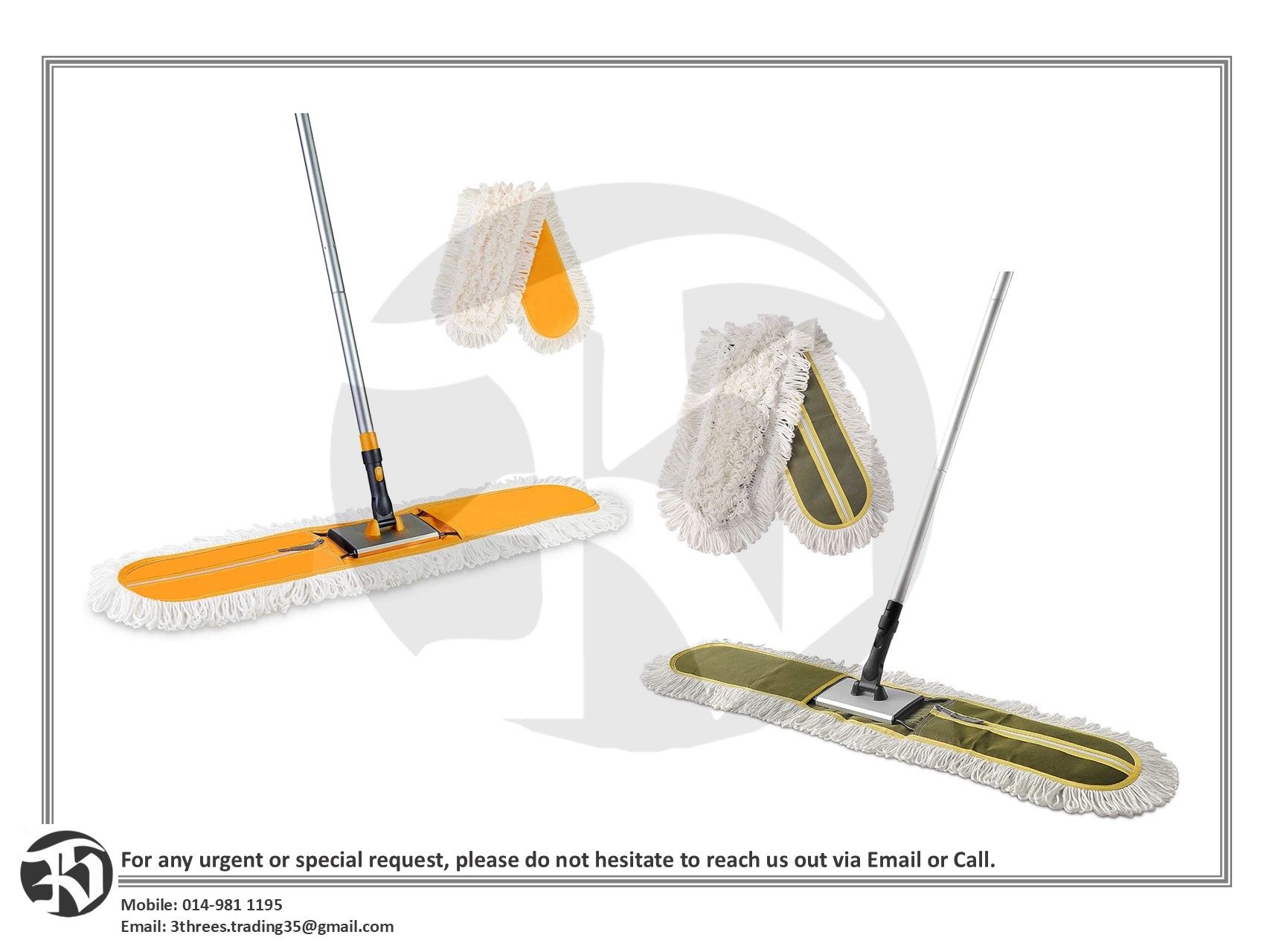 Commercial Dust Mop with Telescopic Handle