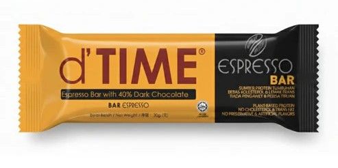 d'TIME Espresso Energy Bar™ [SINGLE BAR] x 5