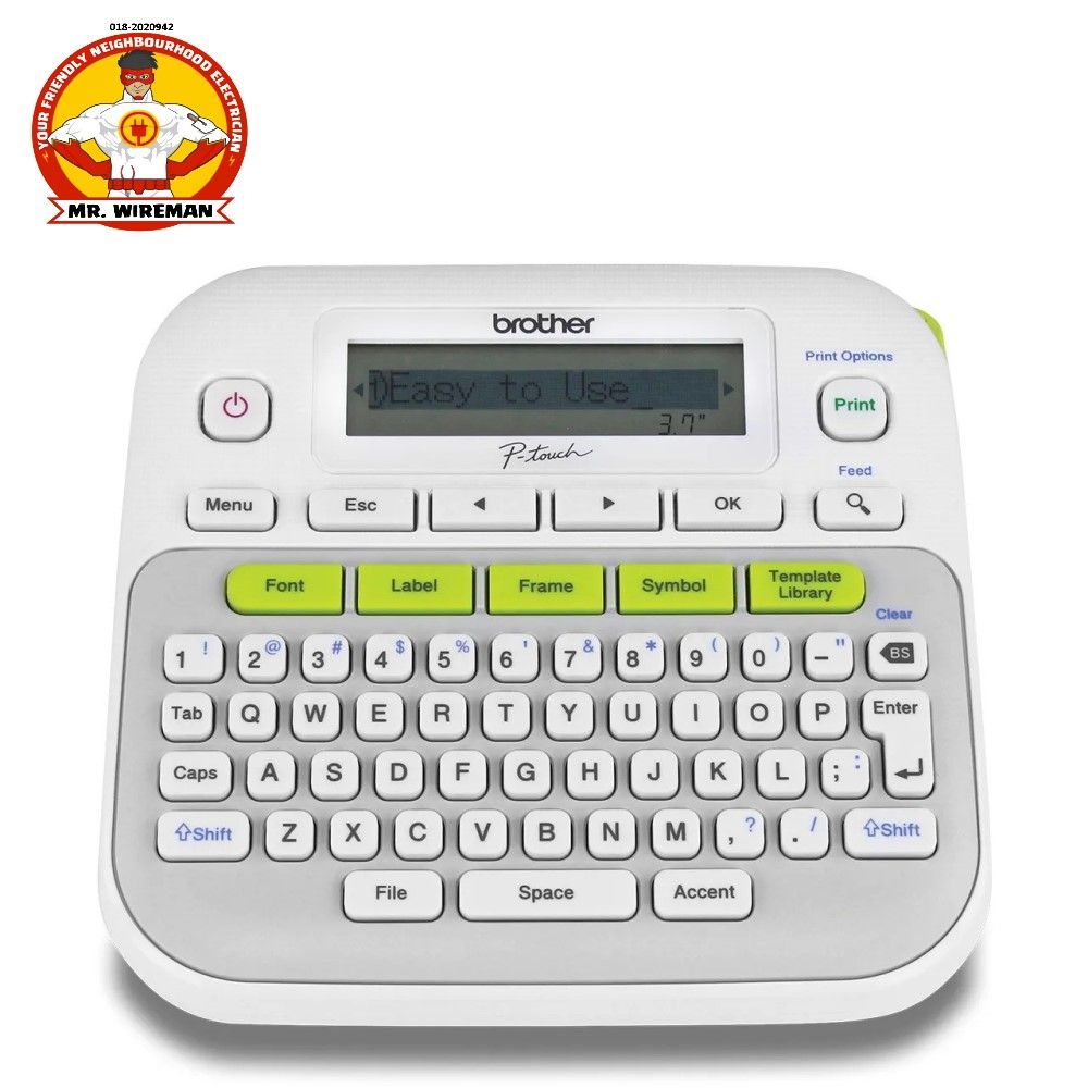 Brother Desktop P-Touch Labeller PT-D210 Label Printer
